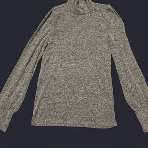 New J. Crew Women’s Heather Gray Turtleneck Sweater